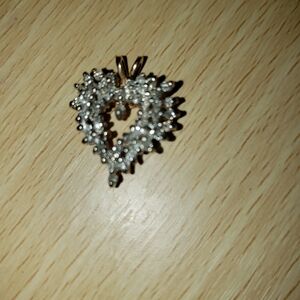 Elegant Silver Heart Pendant